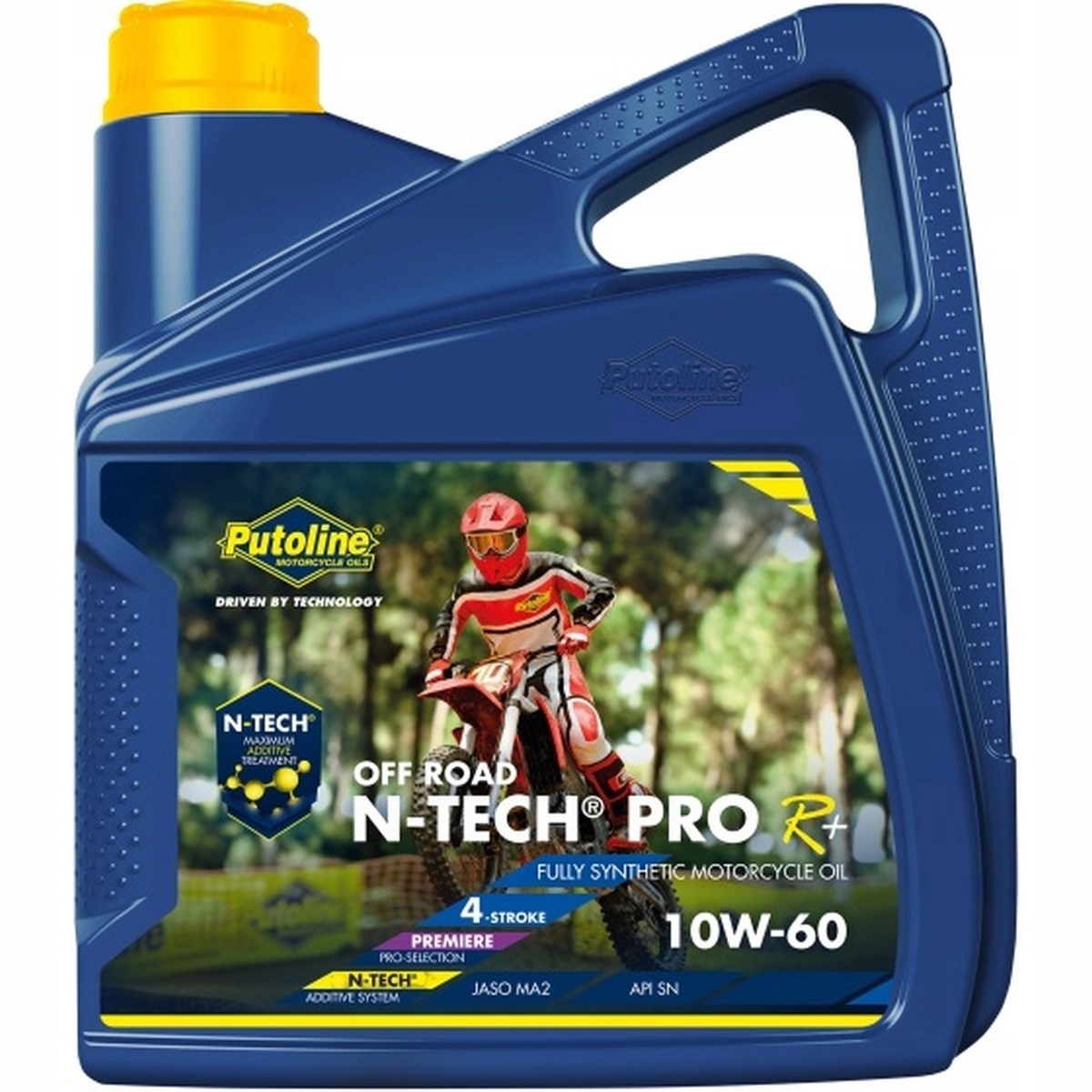Putoline Motorový Olej 4T 100 % Syntetický N-tech Pro R+ Off Road 10V60 4L