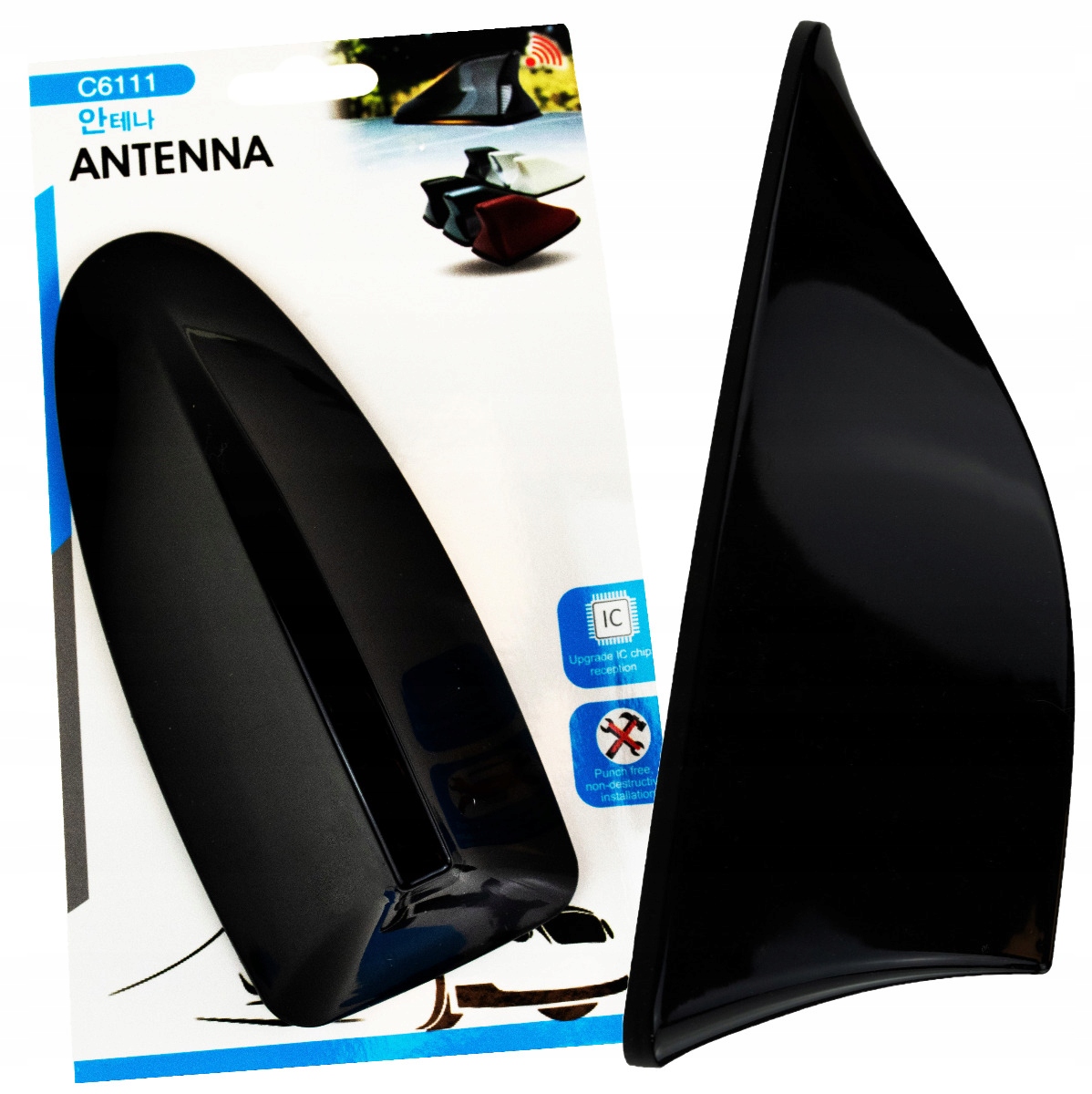 

Antena Samochodowa Fm Shark Czarna Płetwa Rekina