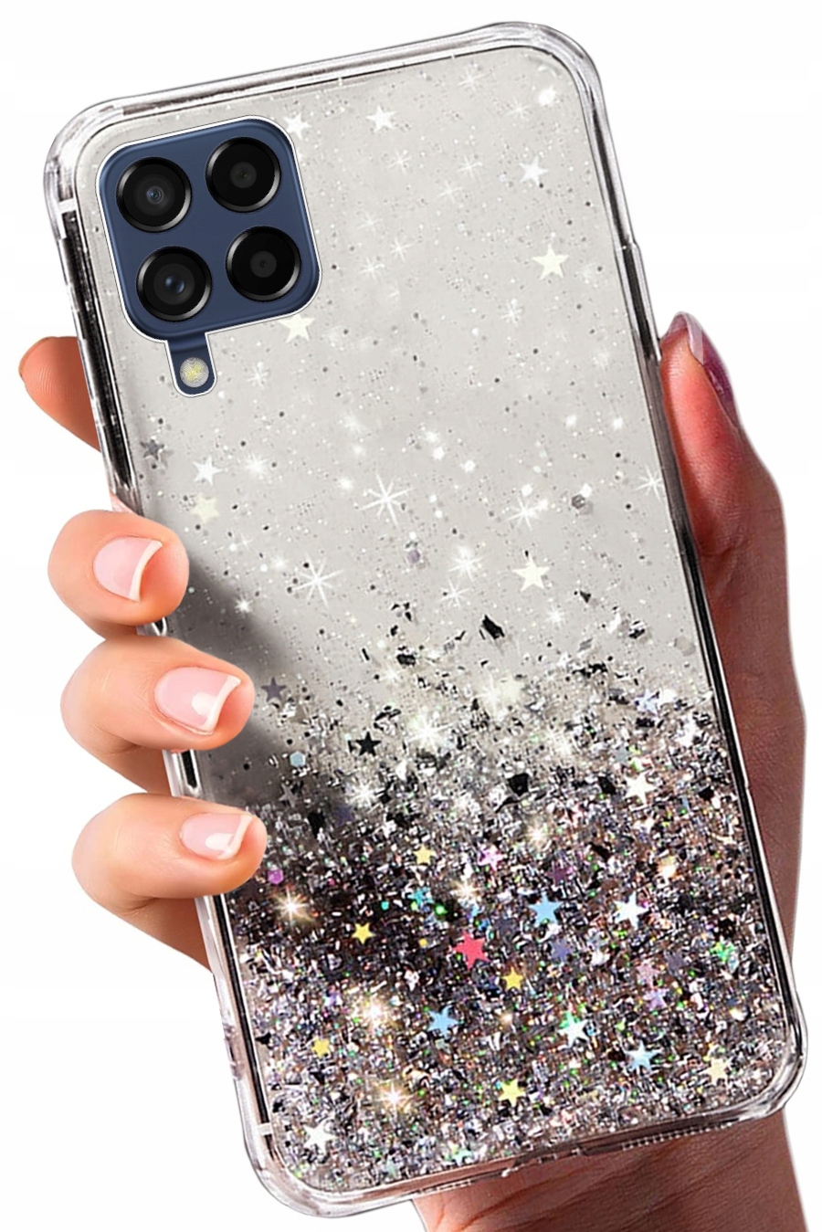 

Etui Glitter Case Brokat Do Samsung M33 5G