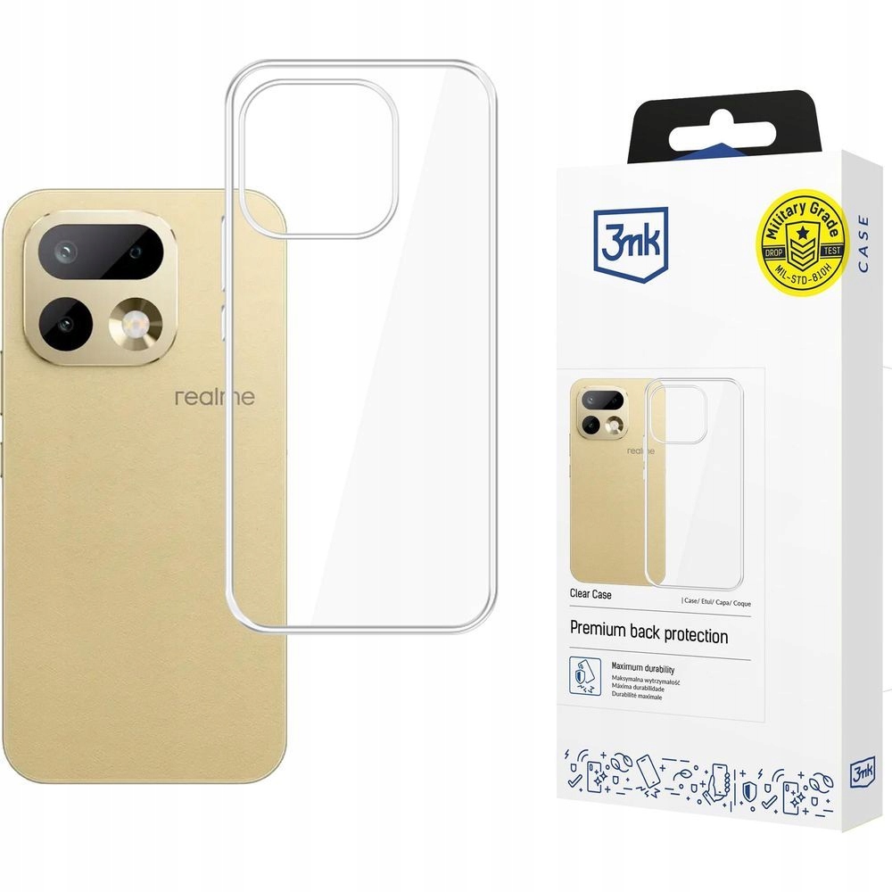 Etui 3mk Clear Case na Realme 16 Pro 5G przezroczyste 3mk Protection