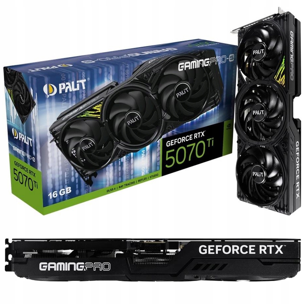 グラフィックボード・グラボ・ビデオカード PALIT GAMINGPRO-S GeForce RTX 5070 Ti PALIT RTX 5070 Ti GamingPro-S 16GB GDDR7 256bit 3DP HDMI