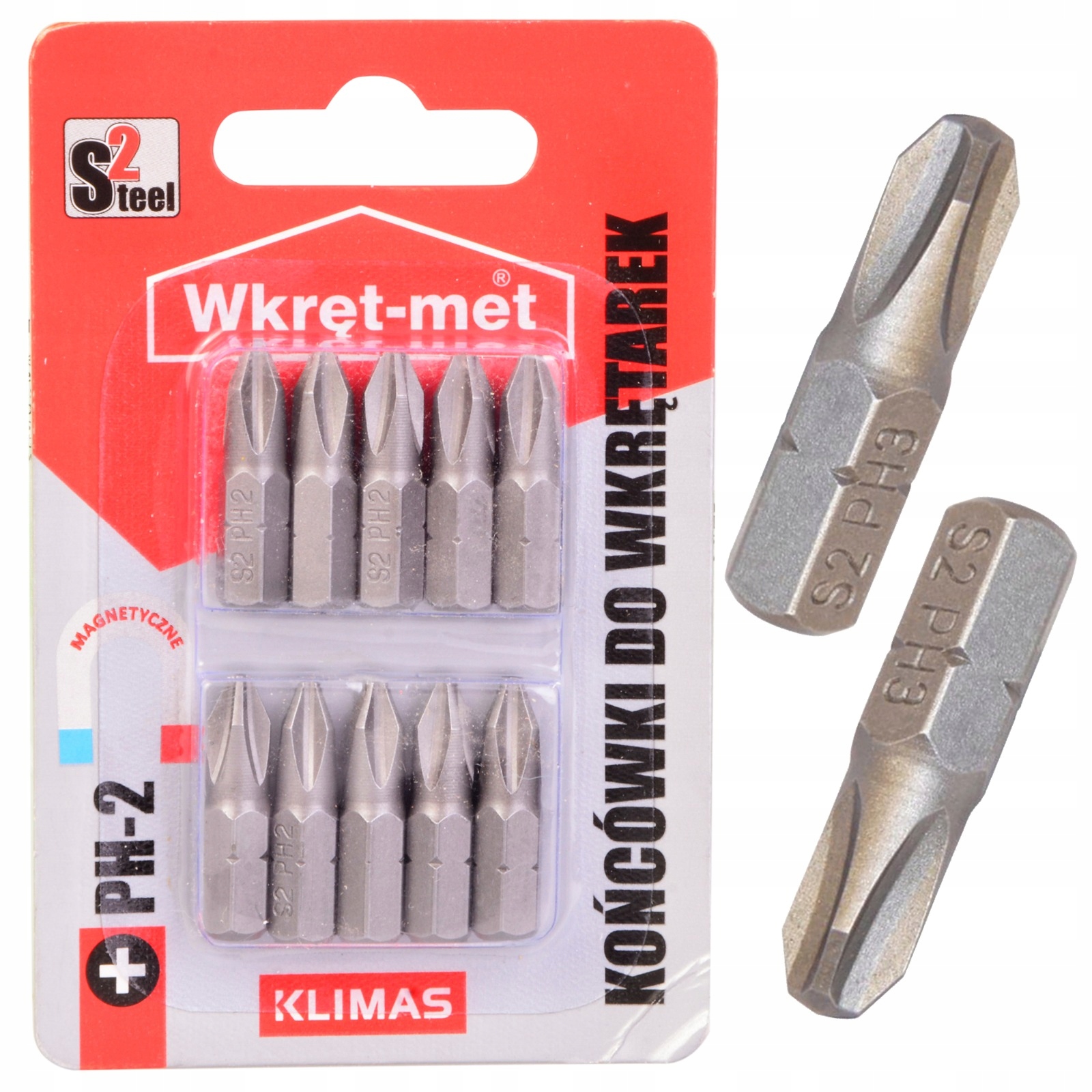 

Końcówki Do Wkrętarki Bit PH2 25MM Krzyżyk 10 Szt