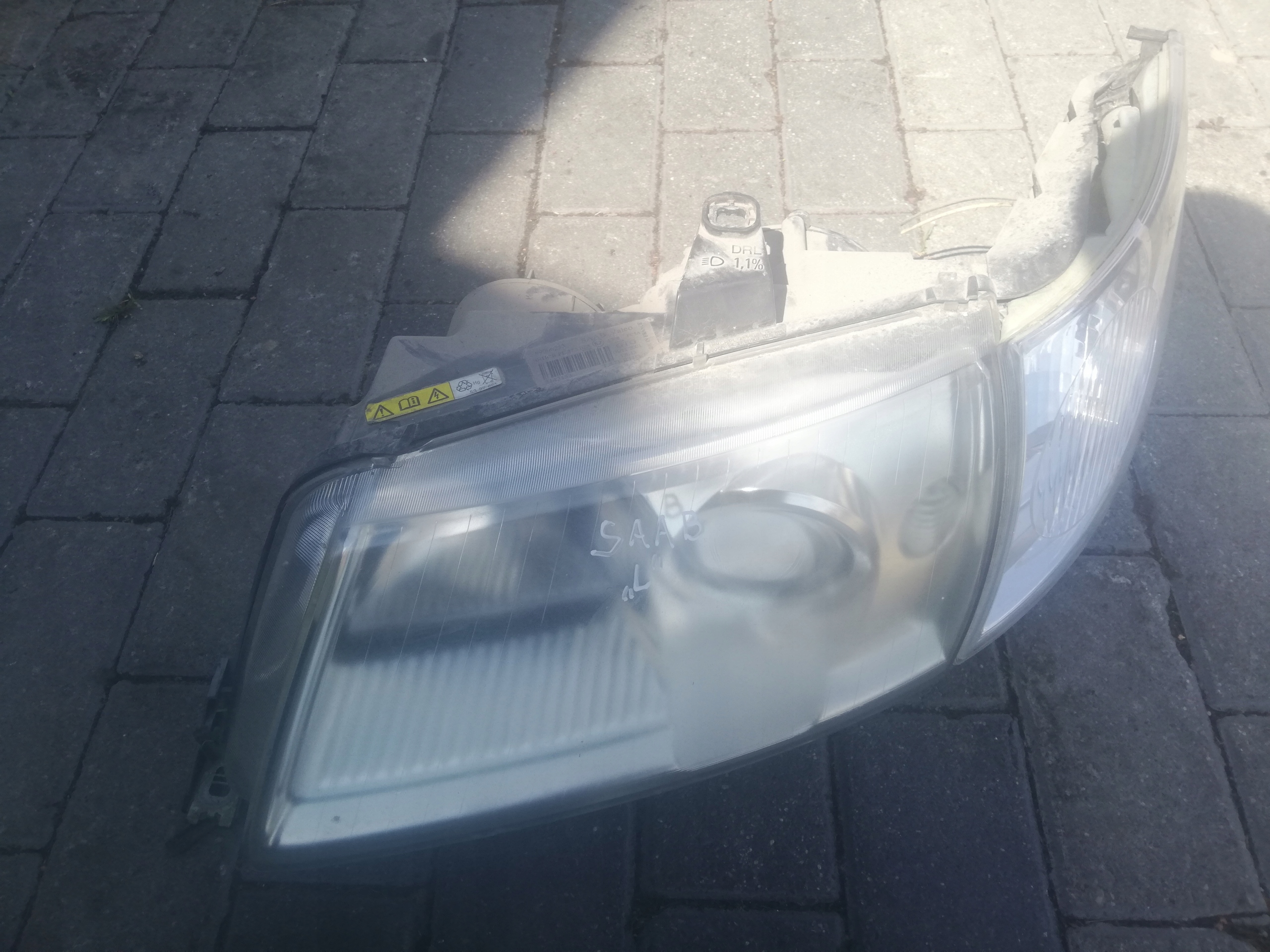 REFLEKTOR light front left front SAAB 95 9-5