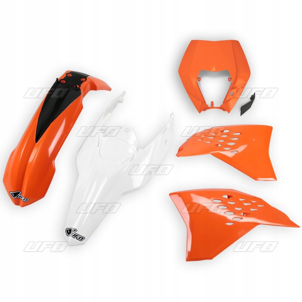 Ufo Sada Plastov Ktm Exc/exc-f '11 Farba Oem '11 (oranžová/biela)
