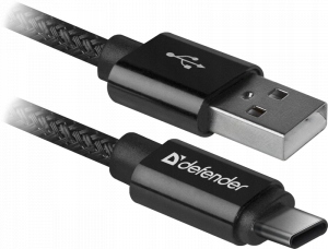 

Kabel Usb C Defender 1m Usb typ C 2.1A
