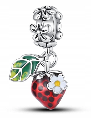 Charms stříbrný přívěsek Ag 925 Jahoda IM0060624CH