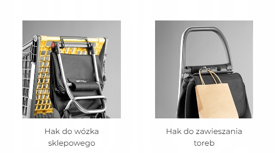 Wózek na zakupy Rolser 6 kół schodowy top model SKŁADANY IMX307 Marka Rolser