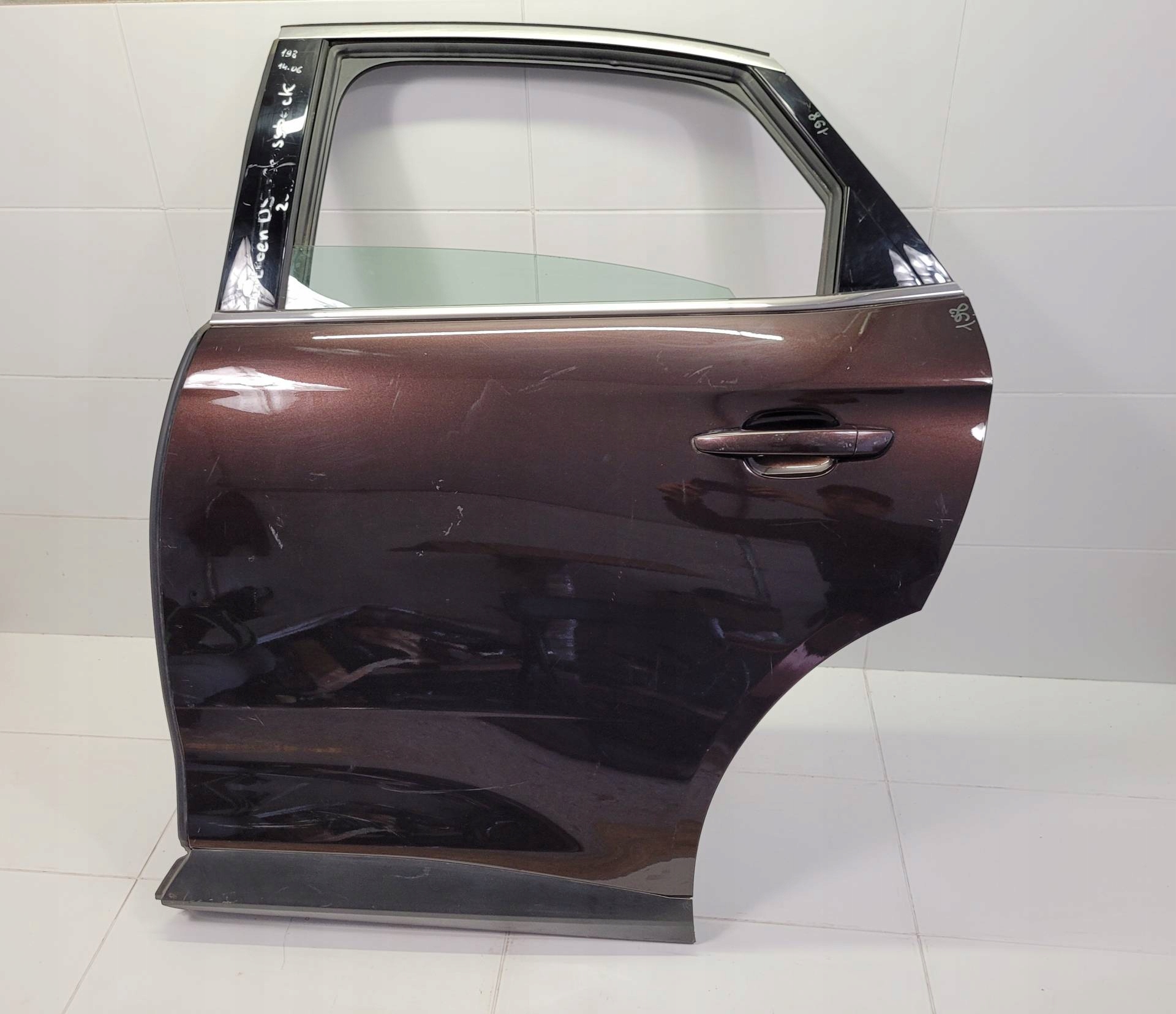 door rear part left side Citroen DS7 Crossback 2017