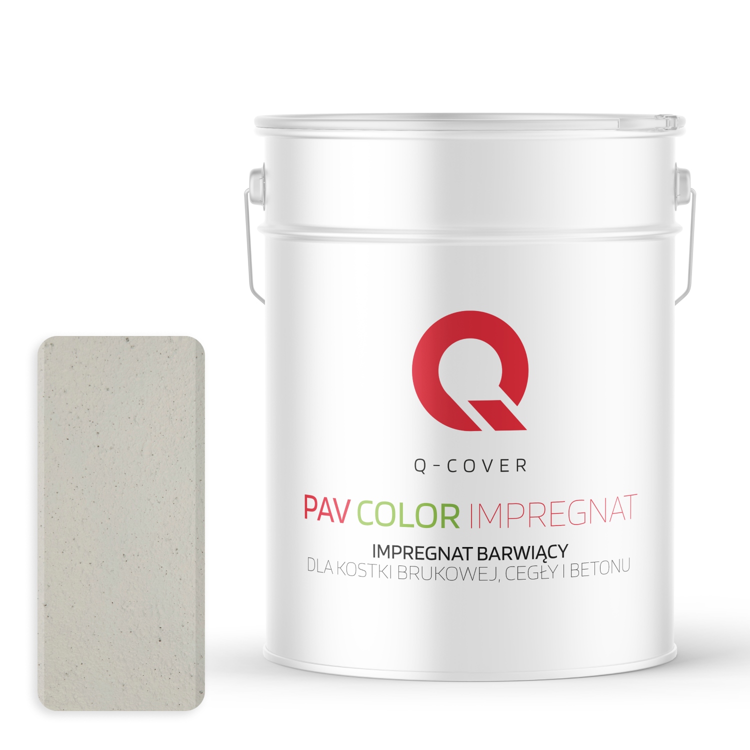 Farbiaci Impregnát Na Dlažobné Kocky Betónových Tehál, Farba Biela, Šedá, 10 L