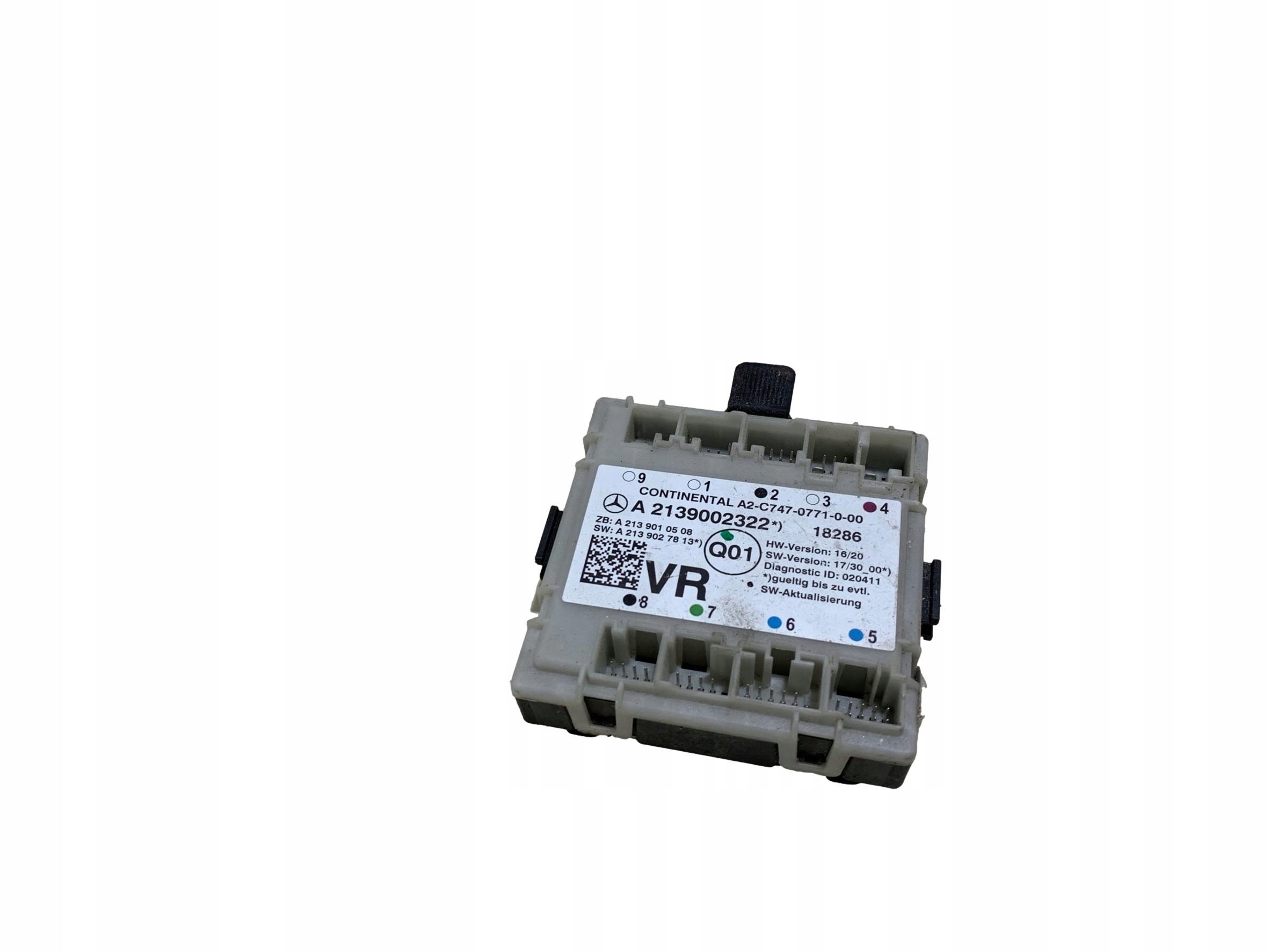 A2139002322 - MERCEDES W213 модуль двері правий передній 2139002322