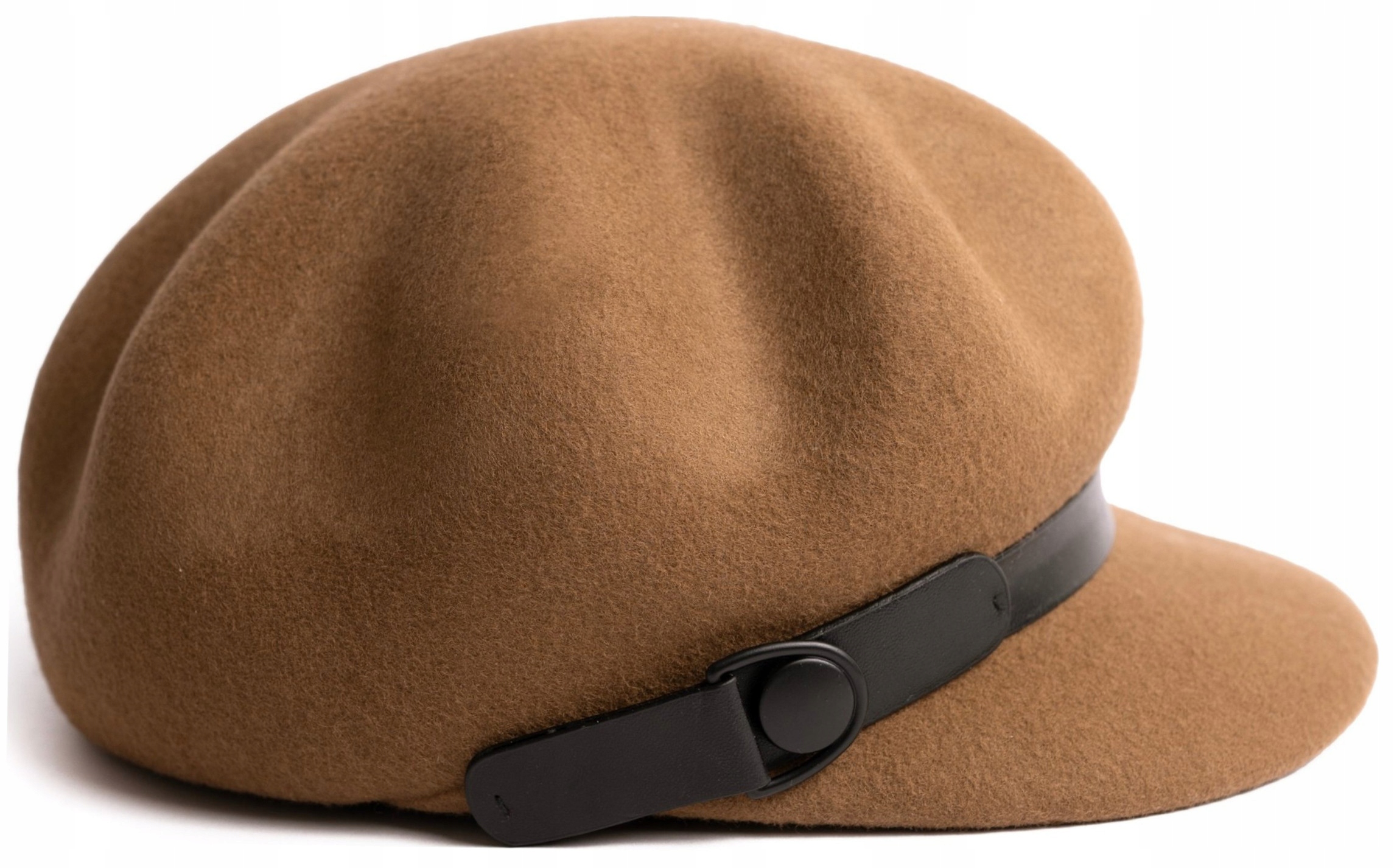 Dámský klobouk Dorothy plstěný, vlněný, tmavě béžový