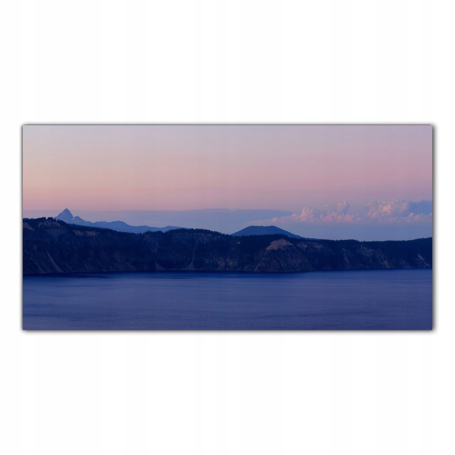 

Hartowany Obraz Szklany Góry Zachód Słońca 140x70