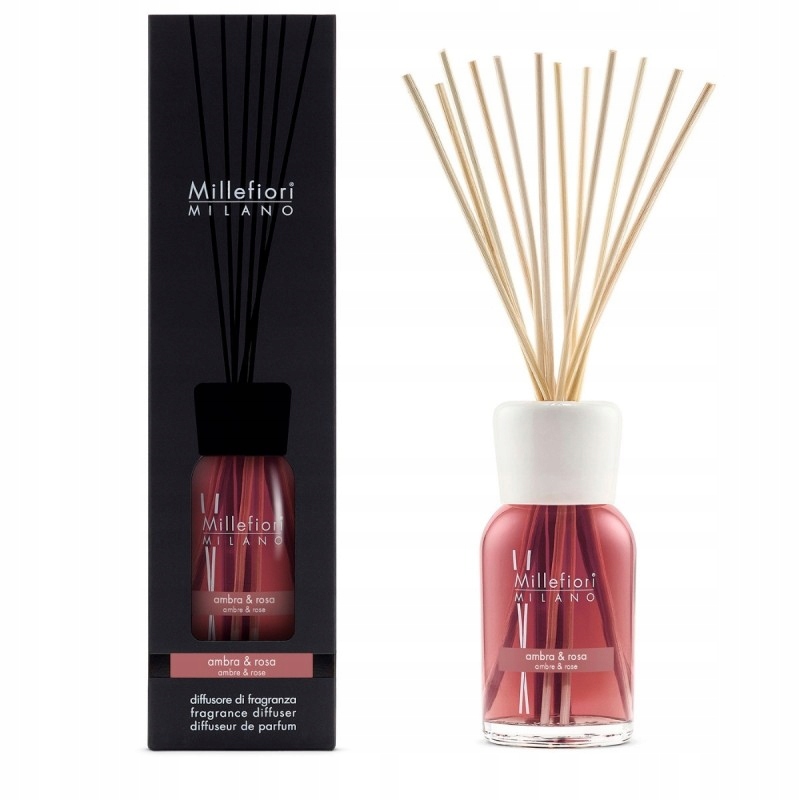 Millefiori Milano Parfémový difuzér Ambra & Rosa 500 ml