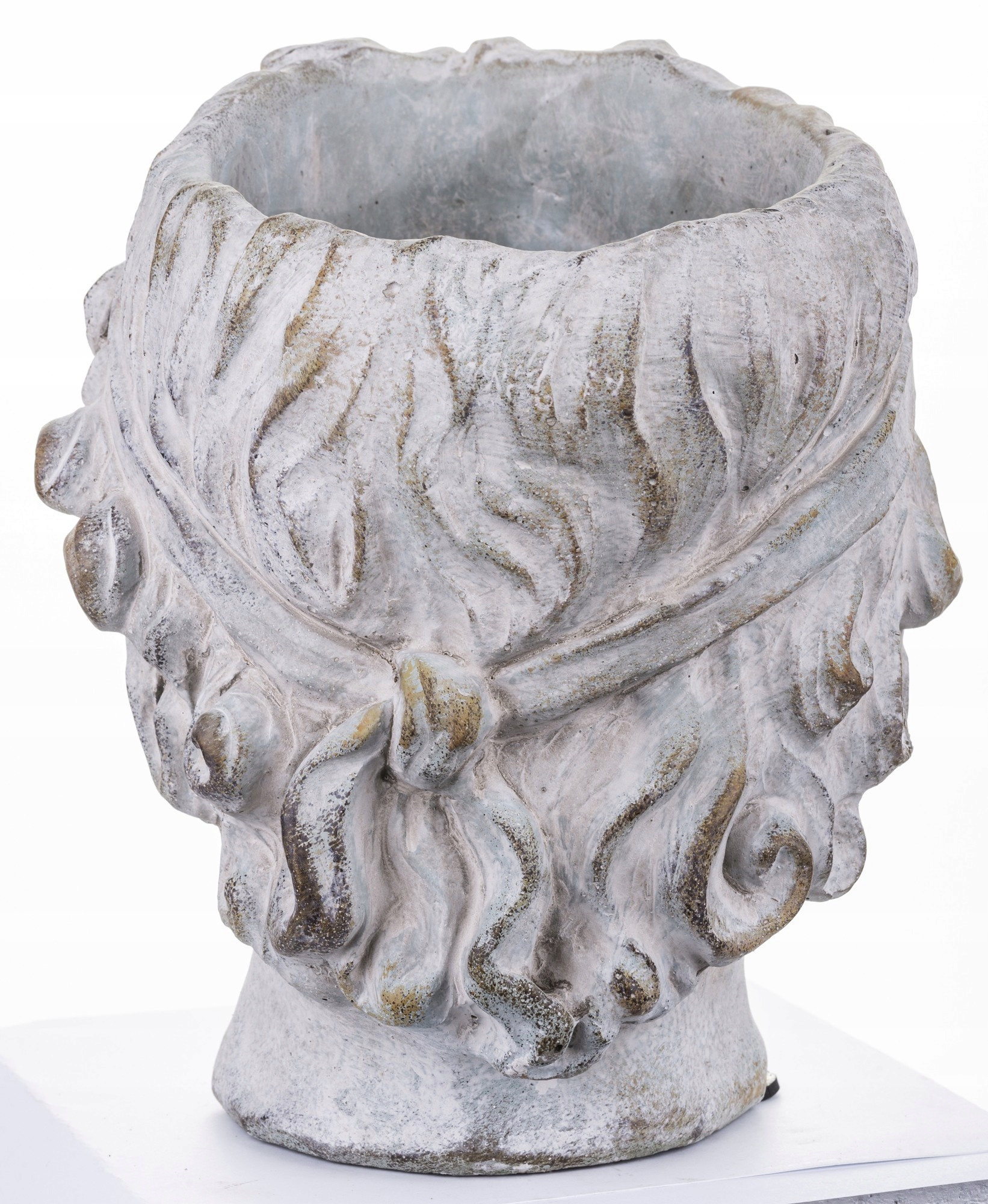 DONICZKA TWARZ GŁOWA OSŁONKA BETONOWA NA KWIATY Marka GlamurProjekt