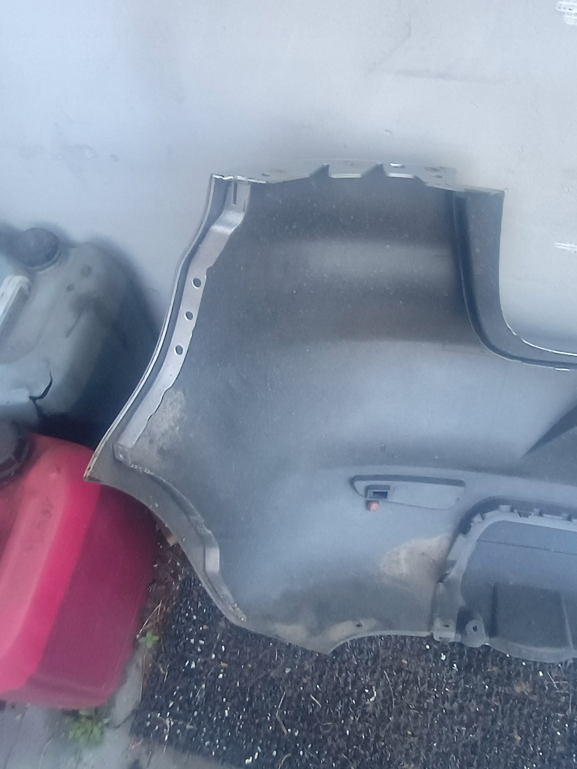 bumper rear part SEAT IBIZA III SREBRNY