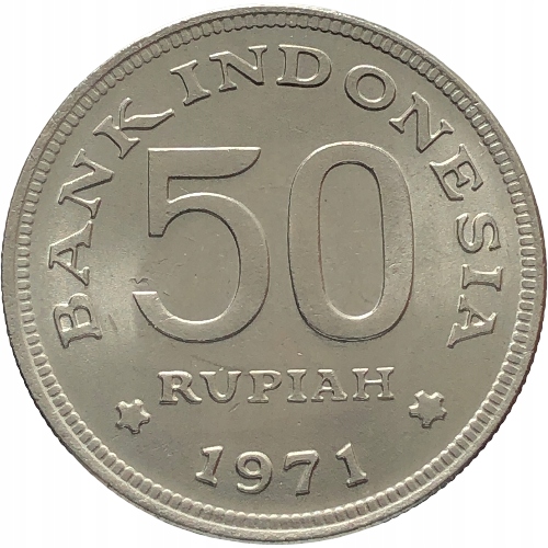 50608. Indonezja, 50 rupii, 1971r.