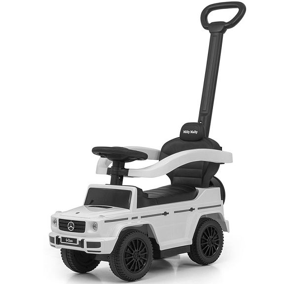 Milly Mally Jeździk Pojazd z rączką Mercedes G350d White