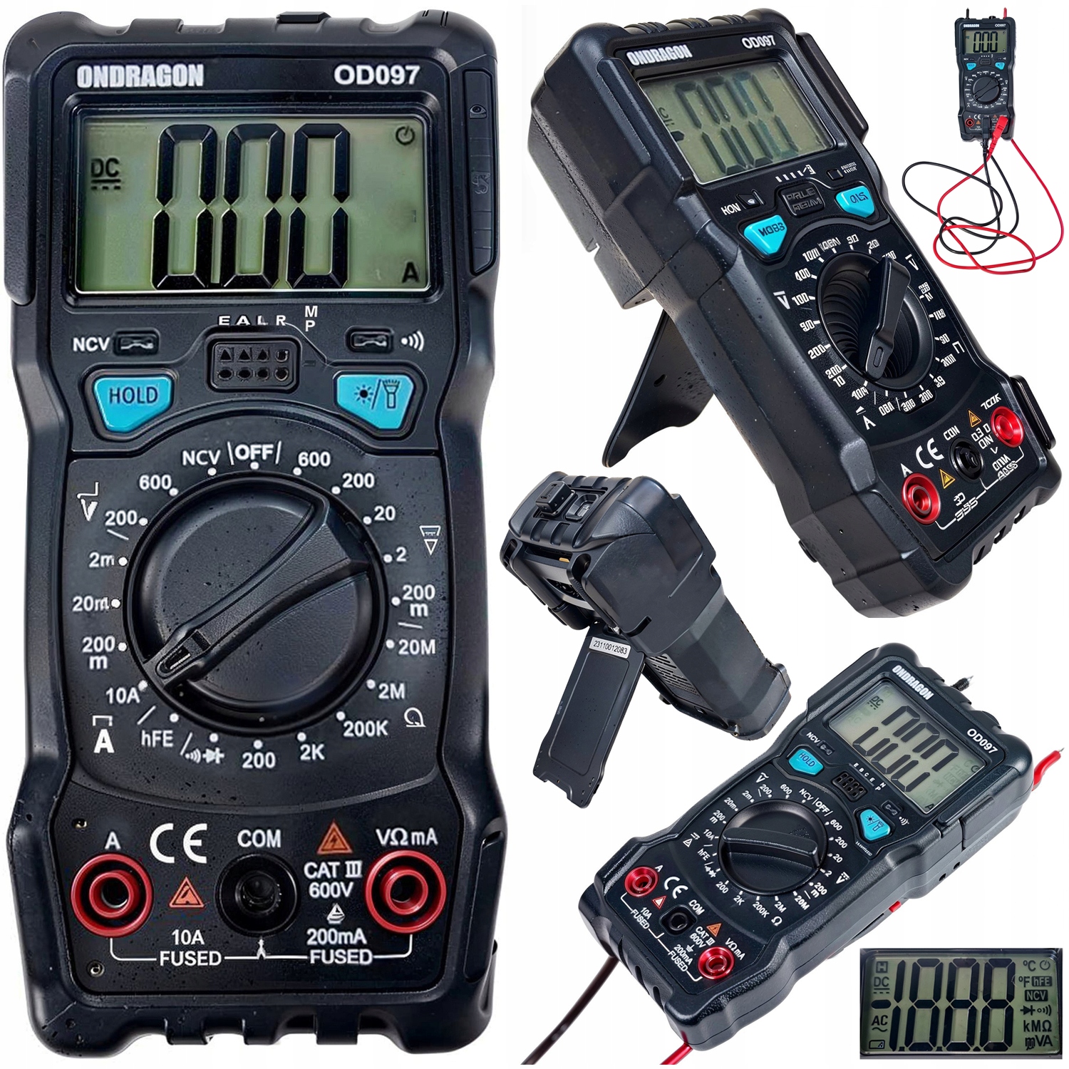 ЦИФРОВОЙ МУЛЬТИМЕТР ЭЛЕКТРИЧЕСКИЙ ИЗМЕРИТЕЛЬ ТОКА ЖК-ТЕСТЕР ПРОФЕССИОНАЛЬНЫЙ