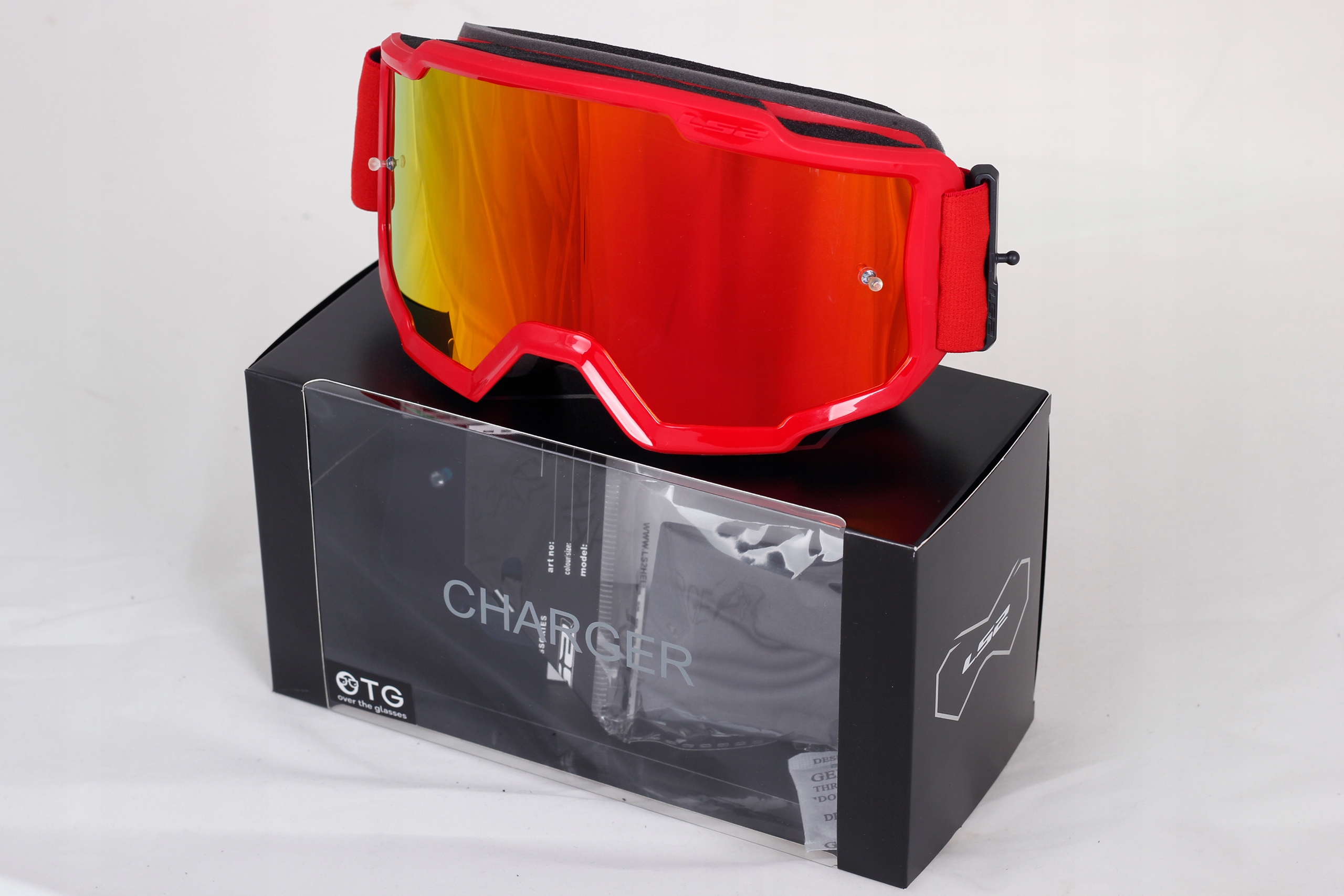 GOGLE LS2 CHARGER CROSS ENDURO MOTOCROSS ATV RED 2 szyby lustrzany wizjer Producent LS2