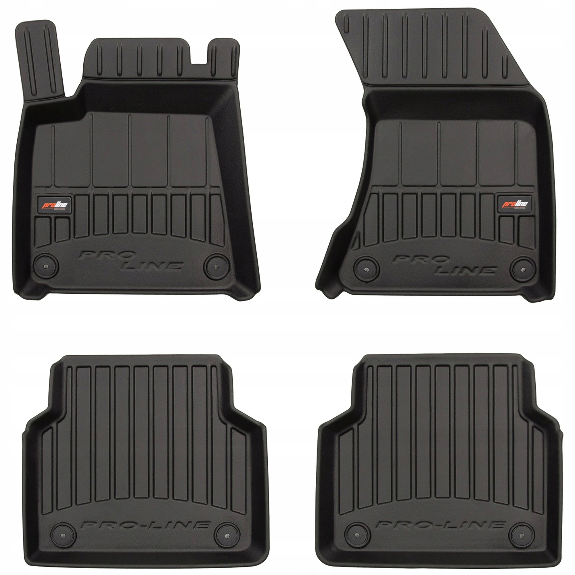 Koberce do auta Pro-Line Audi A8 D4 2009-2017 Sedan sa nehodia k veršom