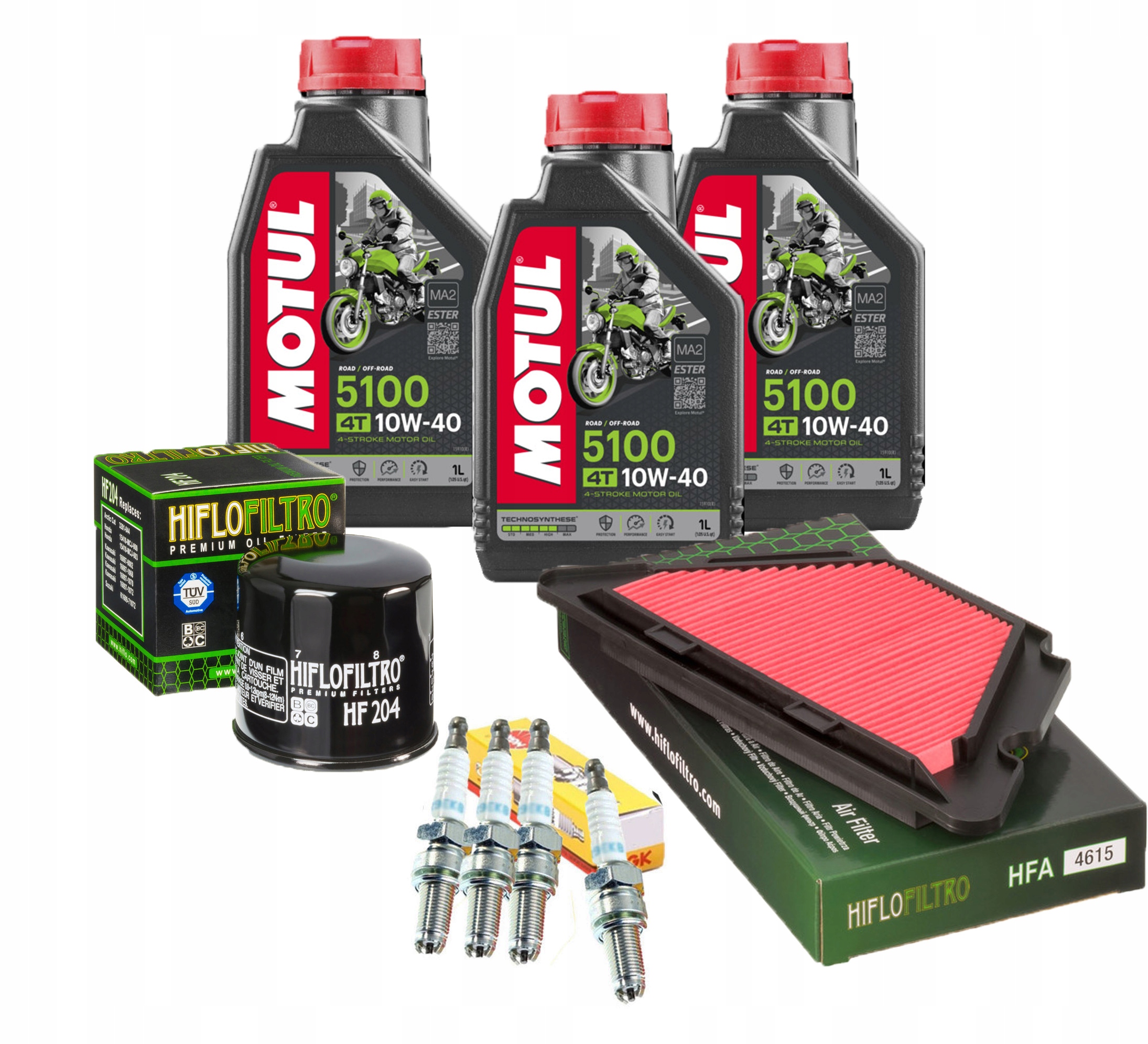 Filtr YAMAHA XJ6 09-16r Olej Motul 5100 Świece