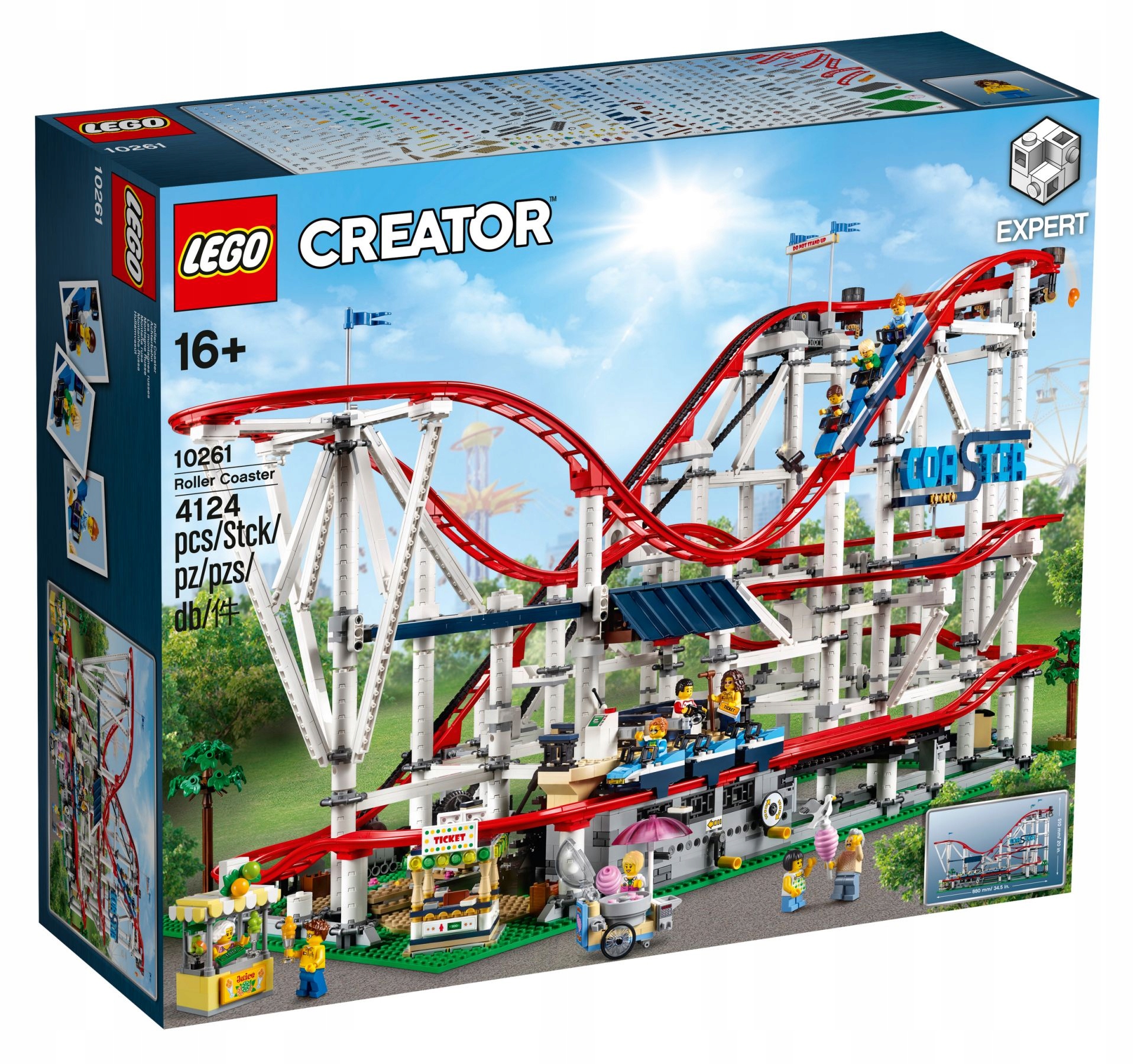 LEGO CREATOR 10261 - KOLEJKA GÓRSKA ROLLERCOASTER