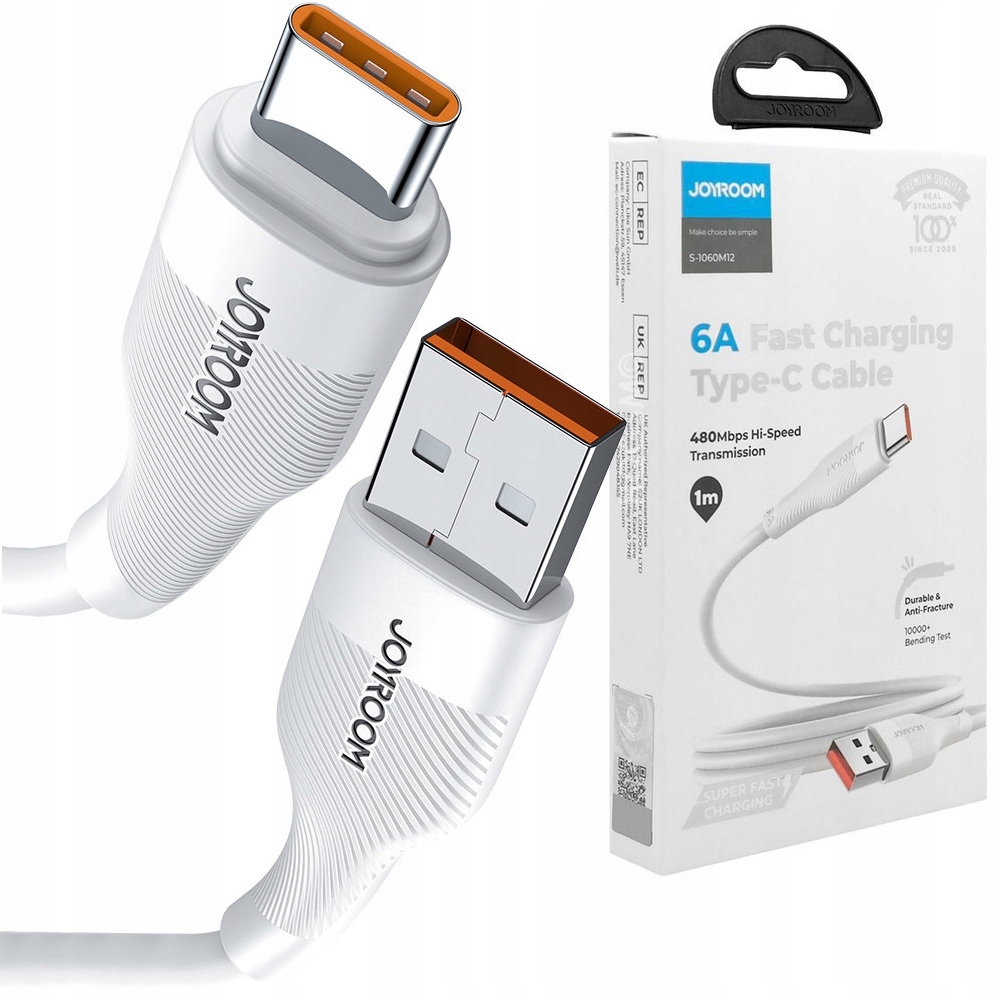 

Szybki Kabel Usb-c 6A Fast Charging 100cm