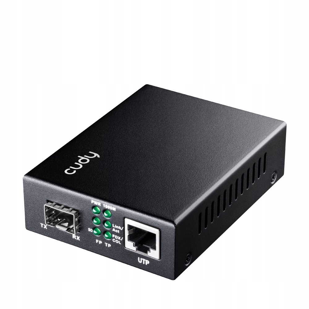 Cudy Konwerter światłowodowy MC220 Gigabit Media Converter Sfp to RJ45