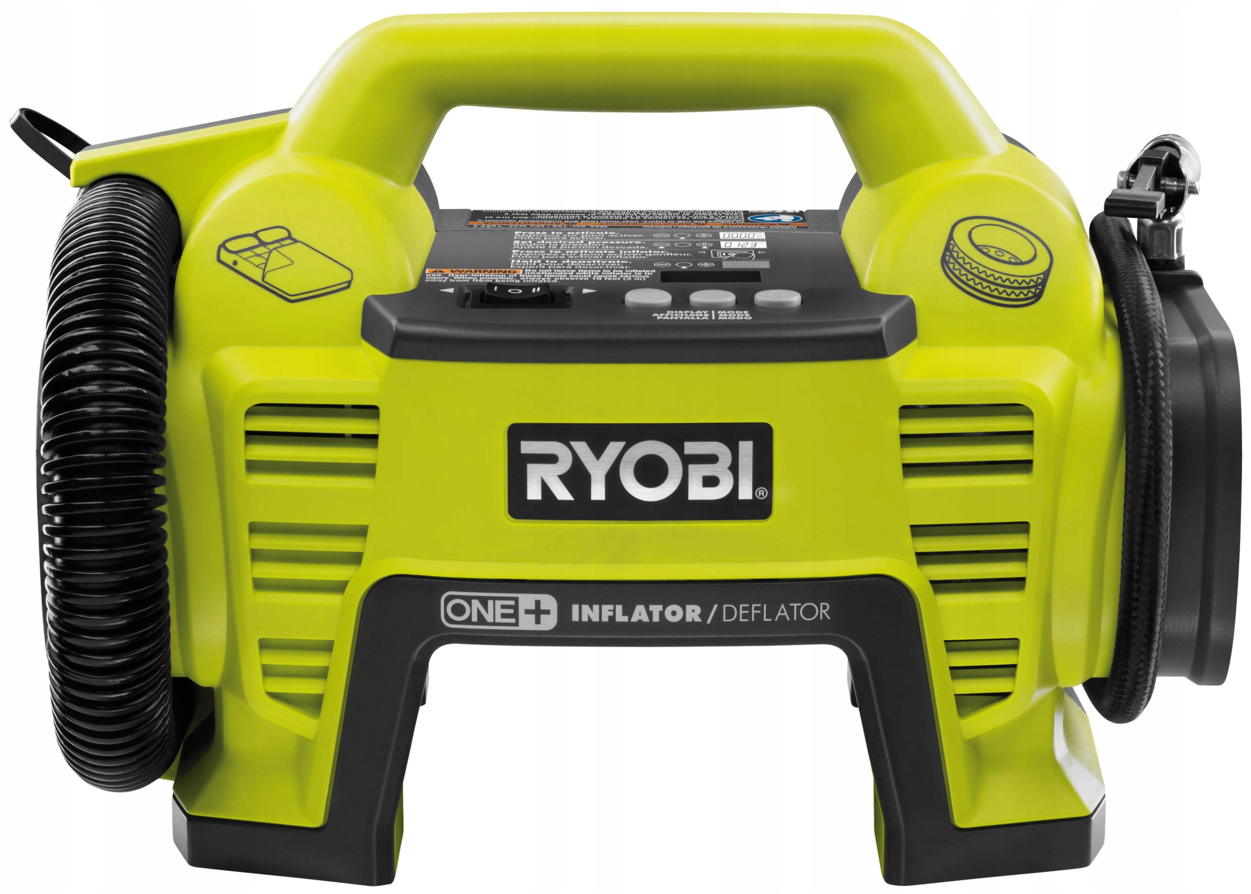 RYOBI POMPKA KOMPRESOR DO POMPOWANIA AKUMULATOROWY 18V R18I + WĘŻE DYSZE Marka Ryobi