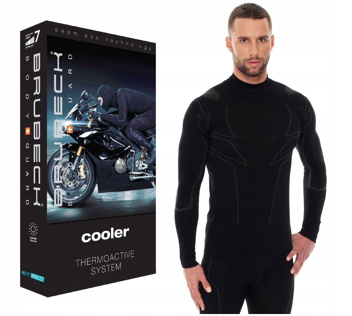 

Brubeck Cooler Męska Bluza Motocyklowa Na Lato -XL