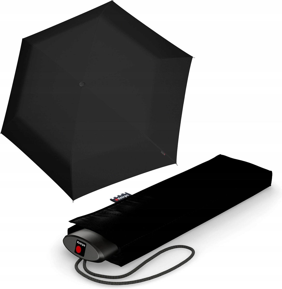 Malý manuální deštník Knirps AS.050 Černý