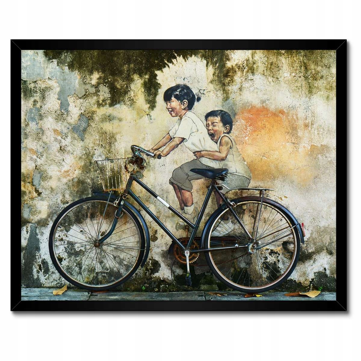 Plakáty v rámu 50x40 Banksy Dětské kolo