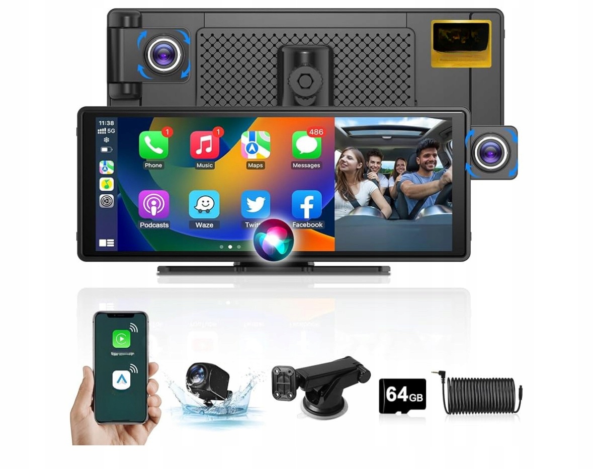 Multimediální Stanice Android Autorádio 10,26" CarPlay Jansite t309s