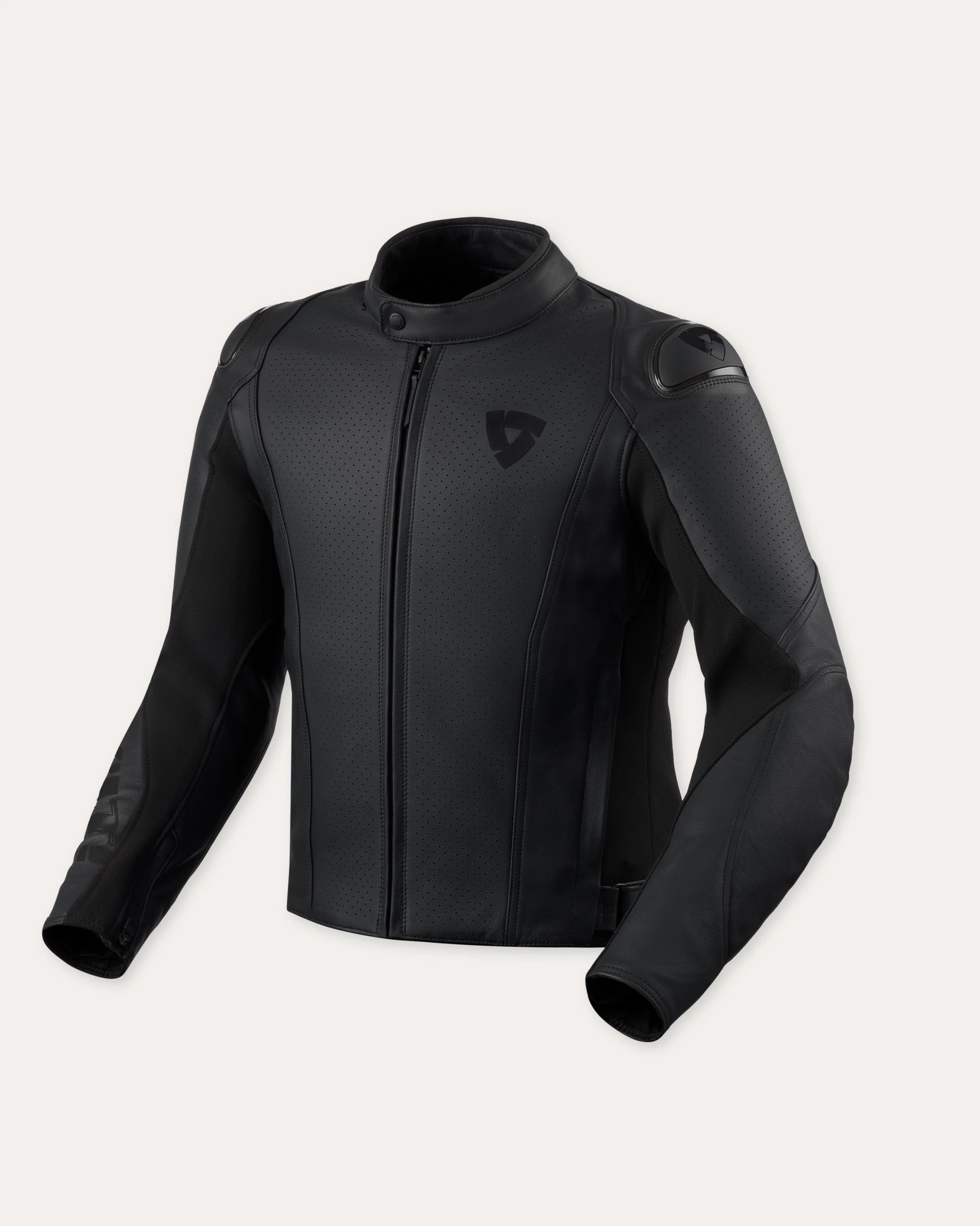 Kožená bunda Revit Quadratic Black čierna veľ.50
