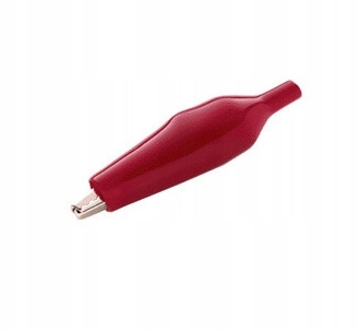 Krokodylek 35mm izolowany czerwony (4 szt.)