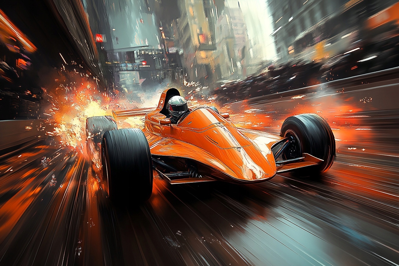 Obraz Na Plátně Canvas Motorsport Závody Formule 1 Formule Auto 120x80