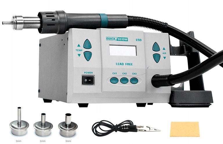

Quick 861DW Stacja Lutownicza Lutownica Hot Air