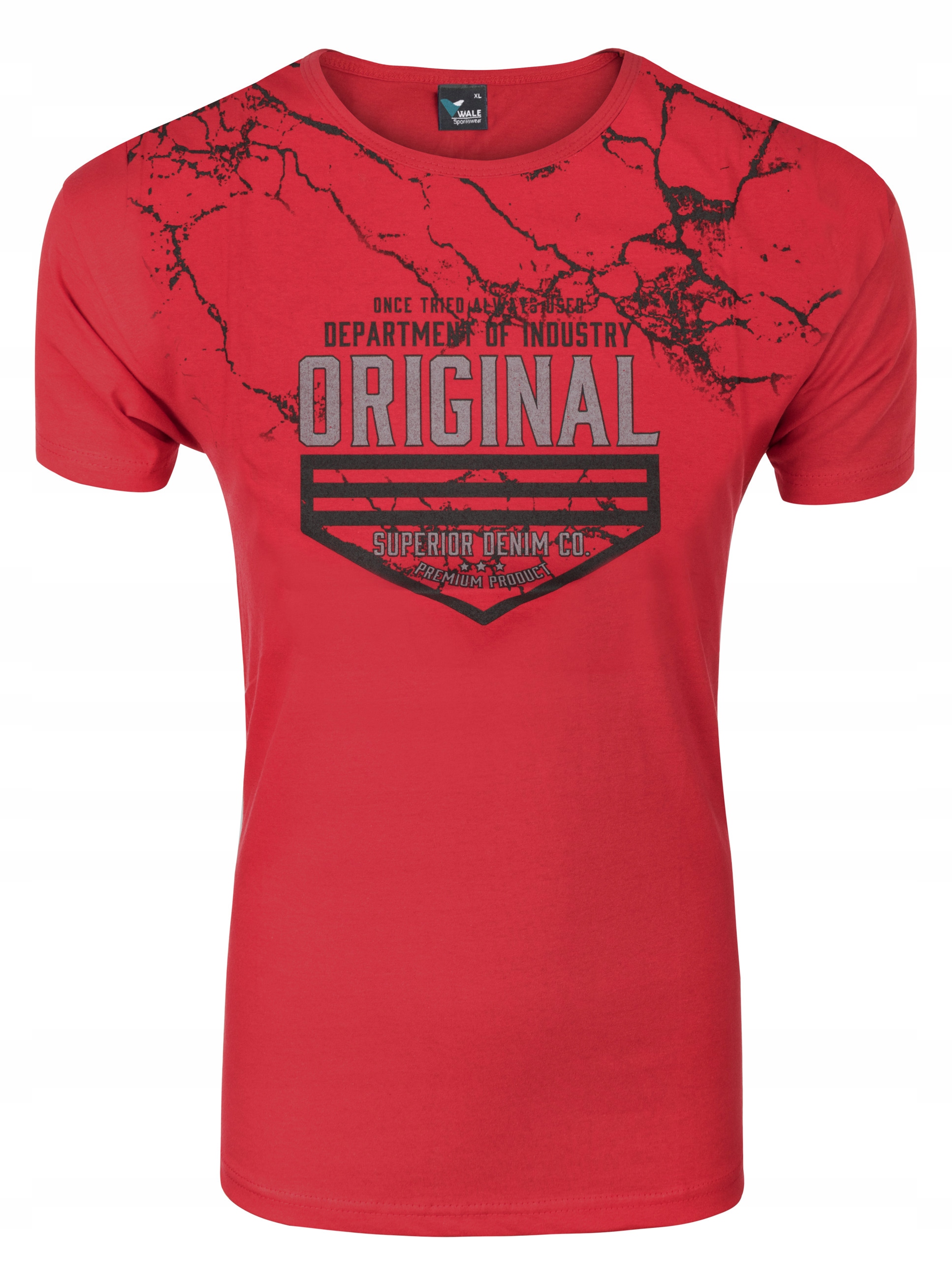 

Koszulka Podkoszulek T-shirt Męski KP06 XL czerwon