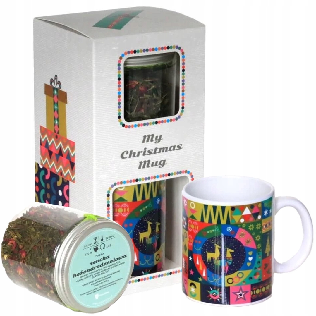 Levně Vánoční Čaj Dle Výběru Hrnek Box Sada Dárek Pro Mikuláše