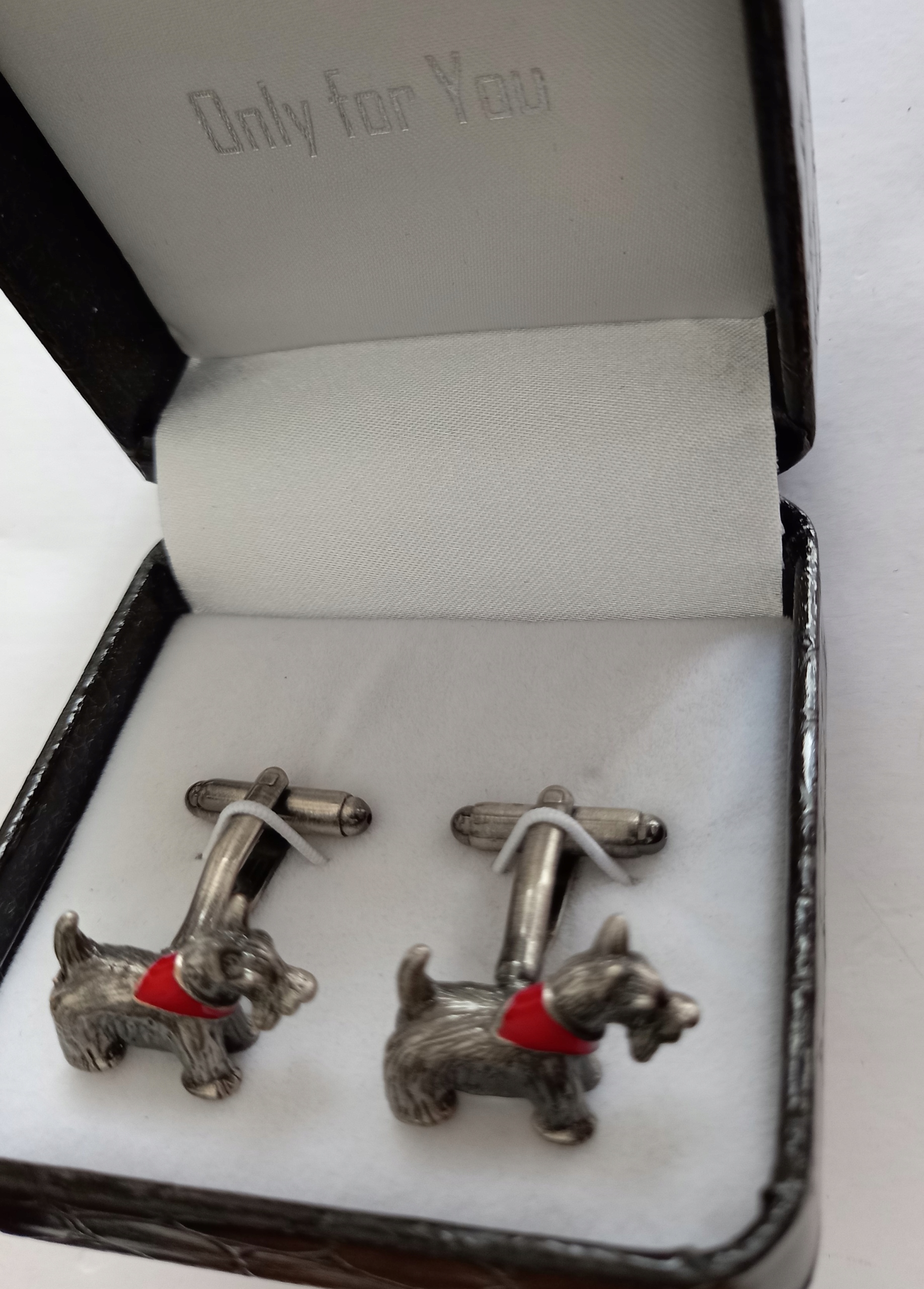 Exciting manžetové knoflíčky pes Šnaucer Dalmatin