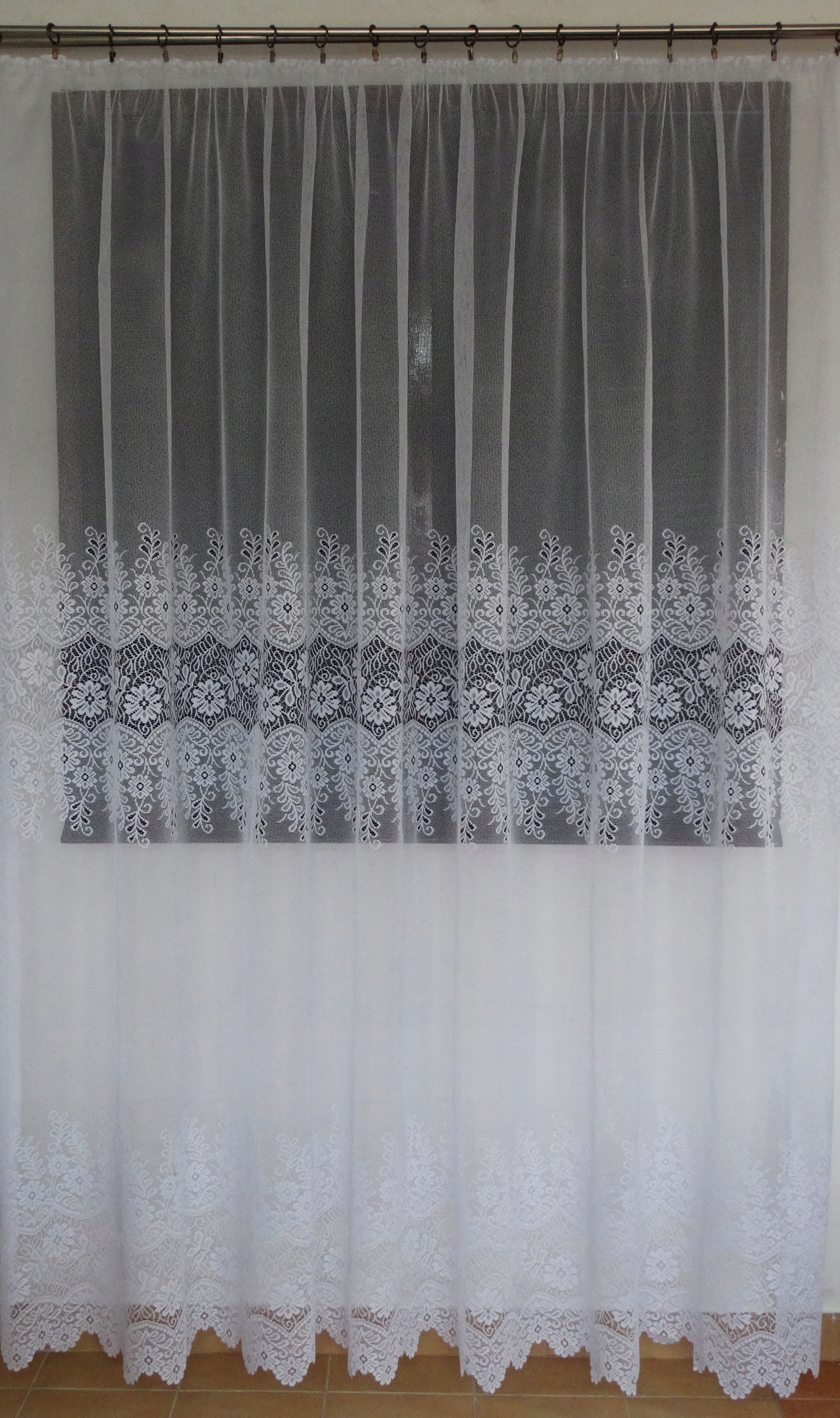 Mg Záclona žakár 660/70 Bílá 400X250 s páskou K