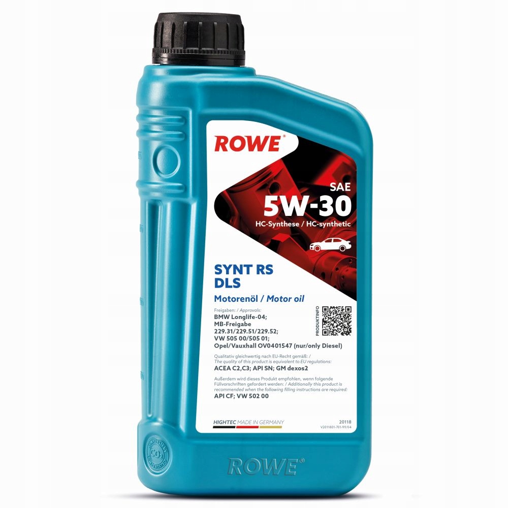 

Olej Rowe Hightec Synt Rs Dls 5W-30 1L Dexos 2
