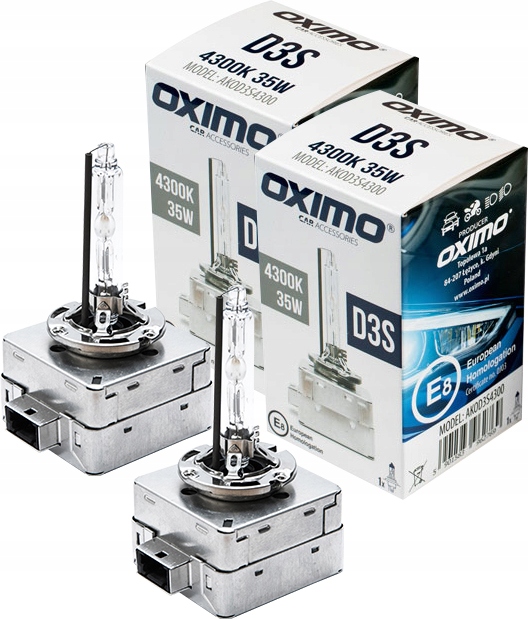 

Oximo Xsenon D3S żarówka żarnik 4300K 2 sztuki