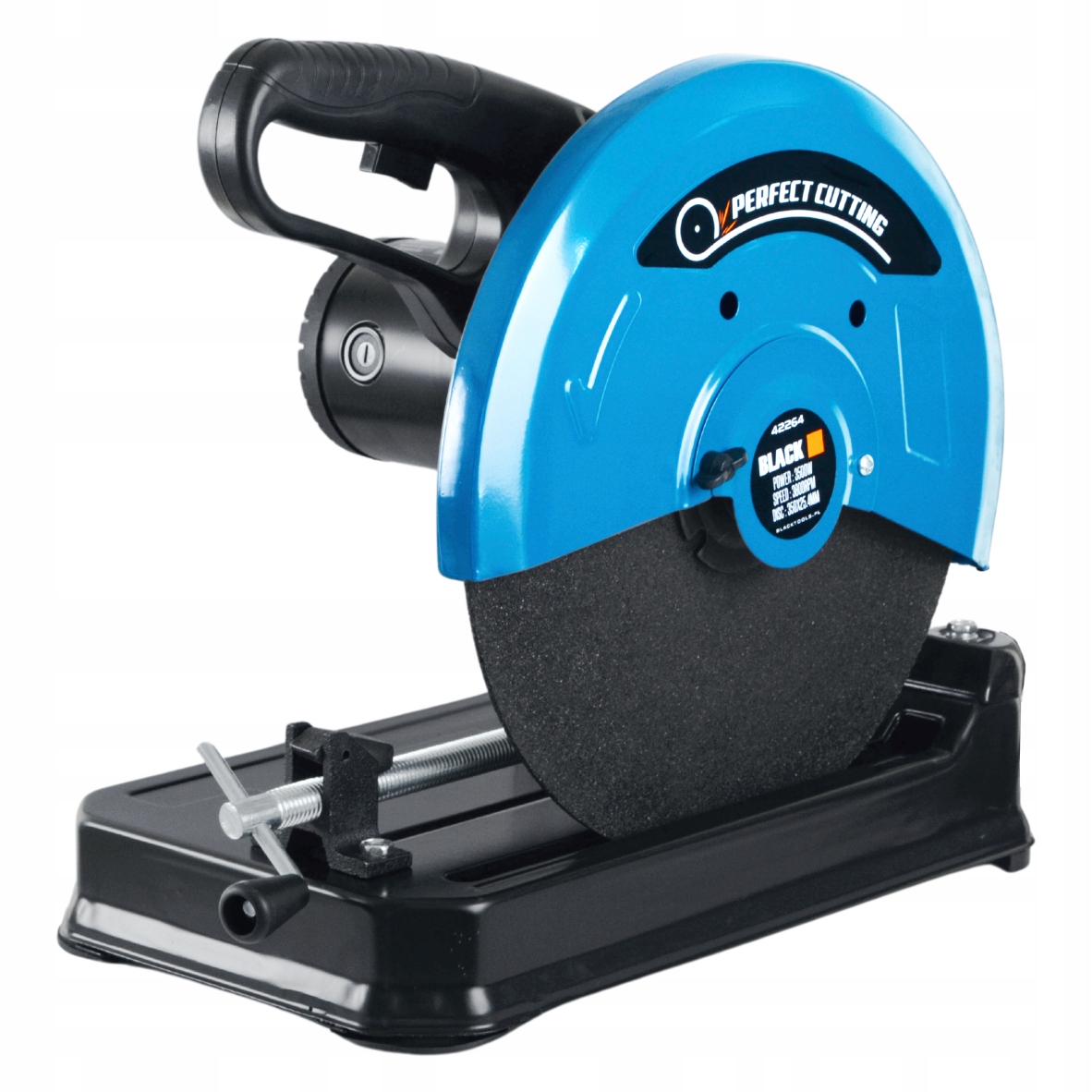 UKOSOWA PRZECINARKA DO CIĘCIA STALI 355 mm TARCZA TARCZA BLACK Średnica tarczy 350 mm