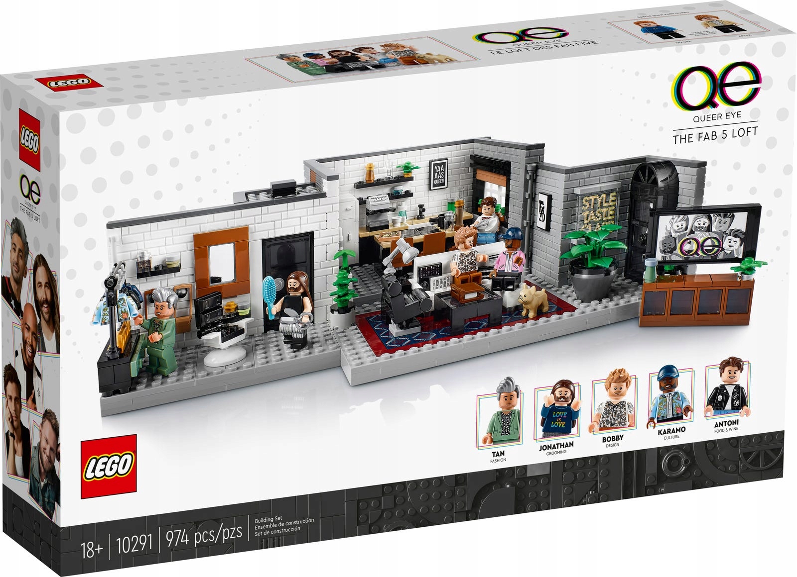 

Lego Creator 10291 Queer Eye Mieszkanie Fab Five