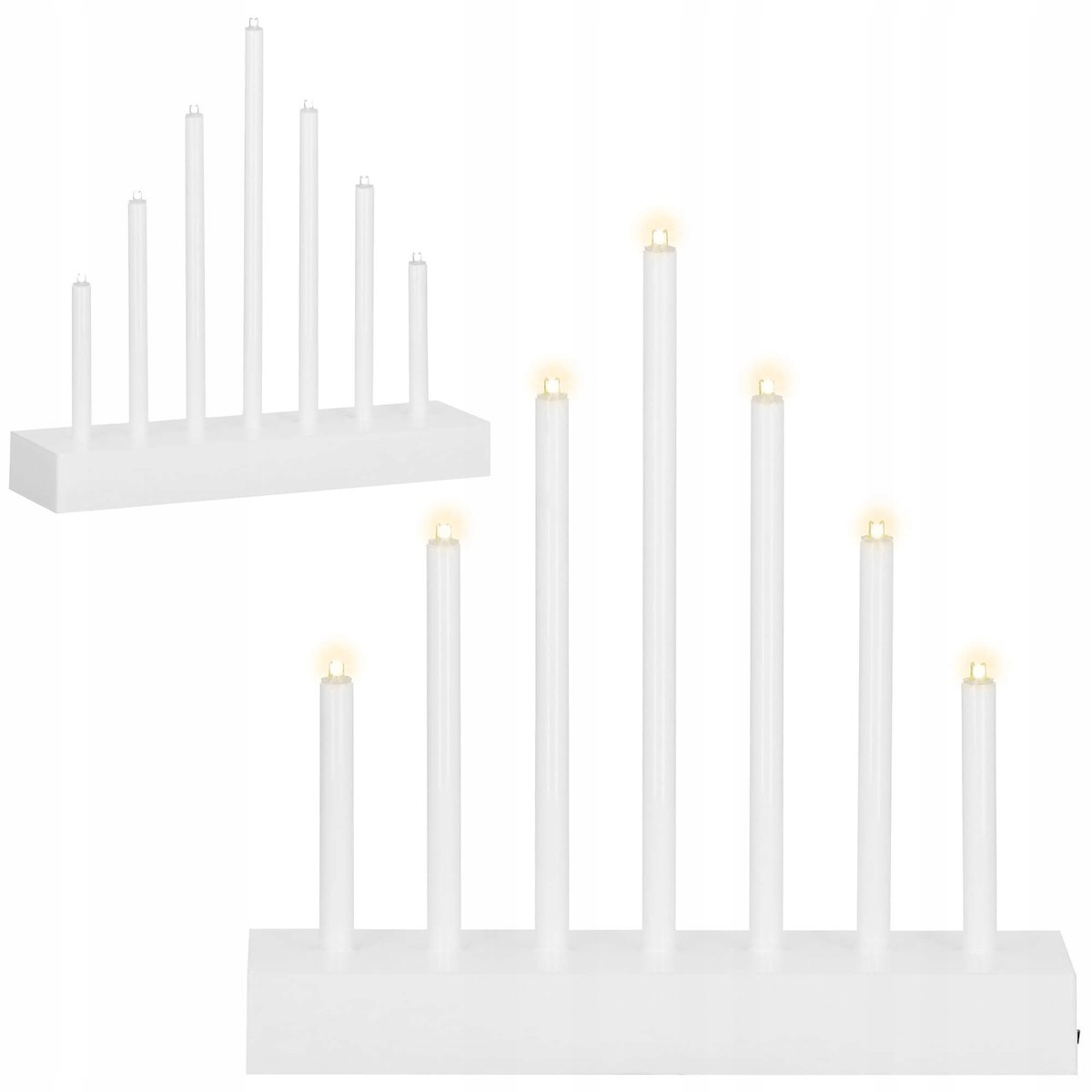 

Świecznik Adwentowy 7 Led Dekoracja Okna