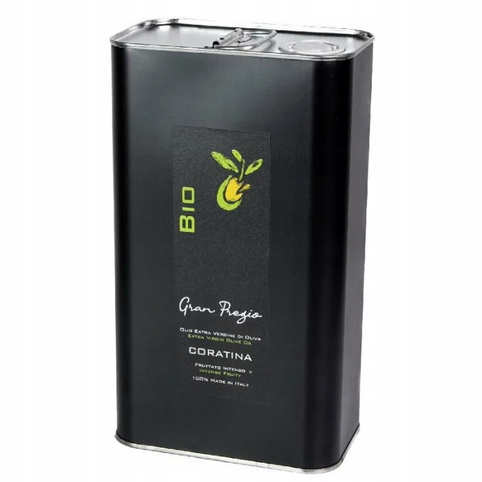 Bio Oliwa GranPregio Coratina Wysokopolifenolowa Zbiór 2025 5l Włoska
