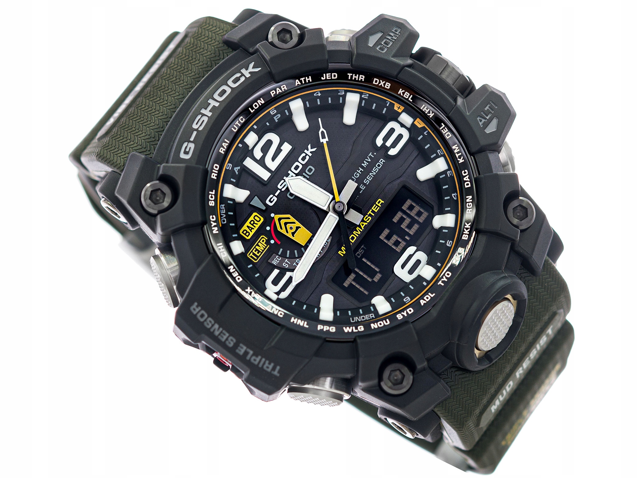 PÁNSKE HODINKY CASIO GWG-1000-1A3ER G-SHOCK SOLÁRNE