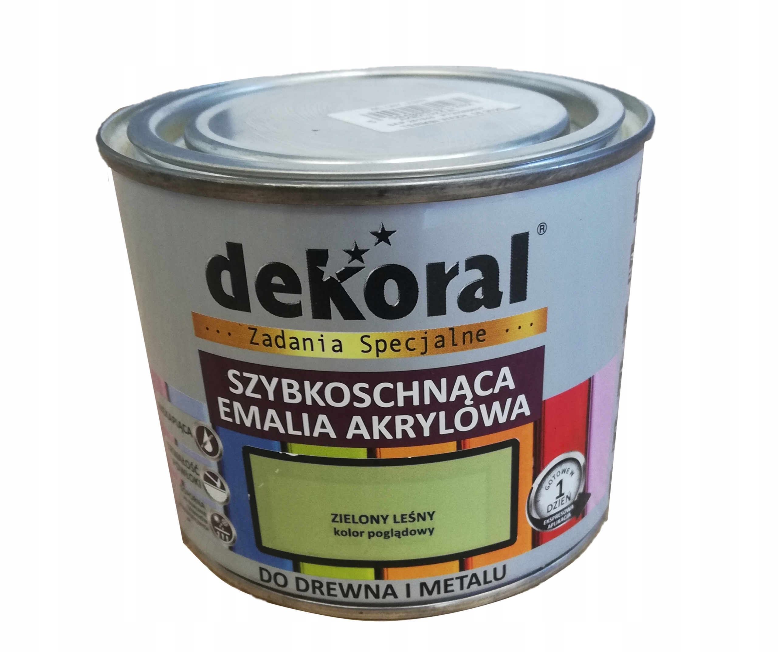 

Dekoral Akrylux emalia szybkoschnąca Zielony leśny