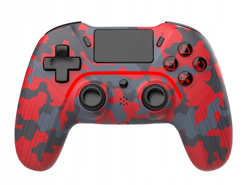 Kontroler Cobra QSP462CRD Camo PS4 Pc Czerwony